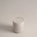 Ingrid Round Side Table | Stone Effect
