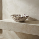 Hand Carved Marble Flower Vessel Sink – Sculptural Luxury Bathroom Basin | Petra Vera