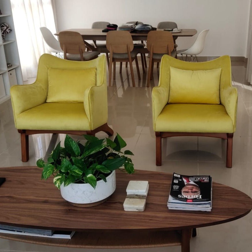 London Chair / Velvet Upholstery