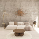 Mars Sofa 3S / White Suede