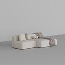 Mars Sofa 3S / White Suede