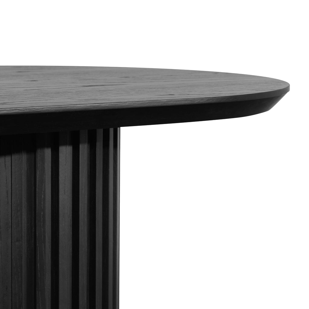 Marty 2.2m Wooden Dining Table - Black