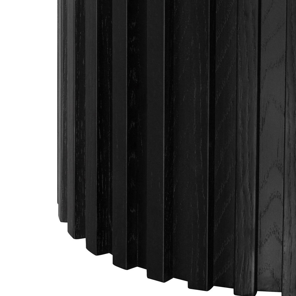 Marty 2.2m Wooden Dining Table - Black