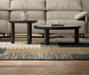 Nero Travertine Duo Coffee Table Set