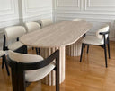 Oval Travertine Table (Lizzy)