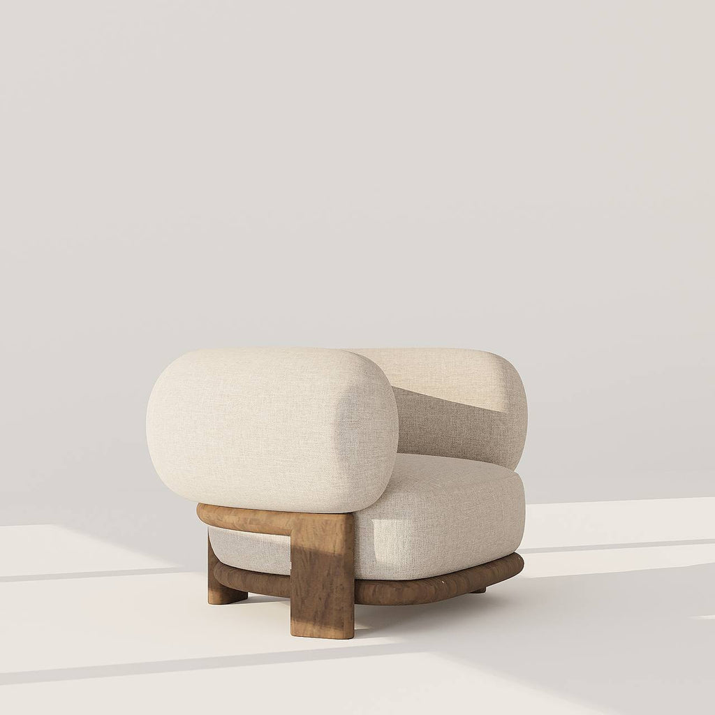 Elba Armchair / Premium Beige Linen
