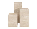 CLARA TRAVERTINE MARBLE PLINTH