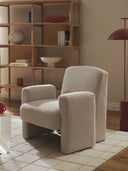 Fauteuil lounge en bouclette Aven
