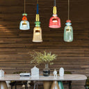 Colorful Glass LED Pendant Light