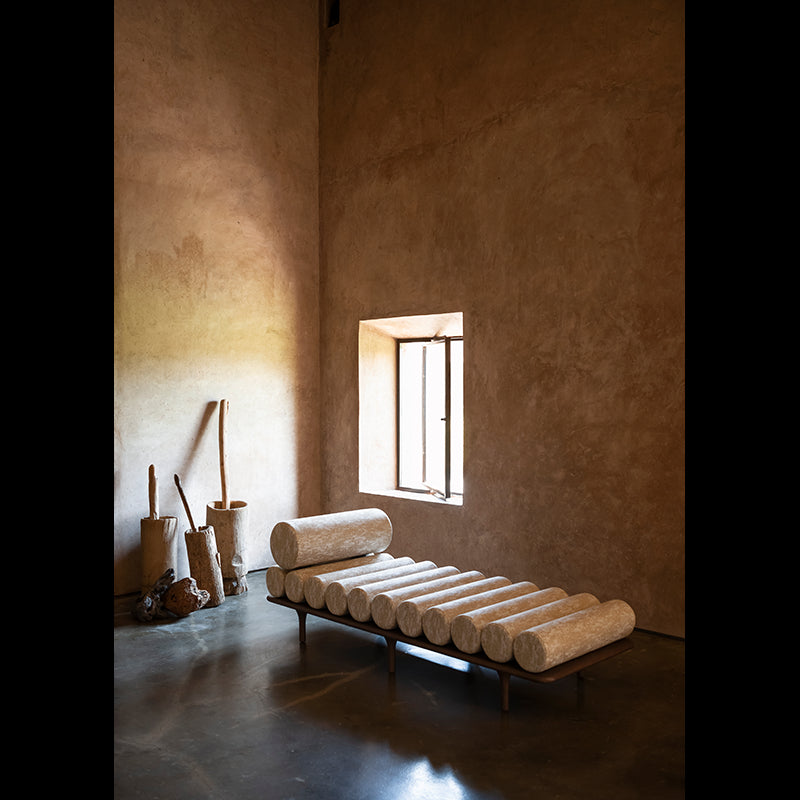 FIVE TO NINE DAYBED avec appui-tête Cuir Aniline 02