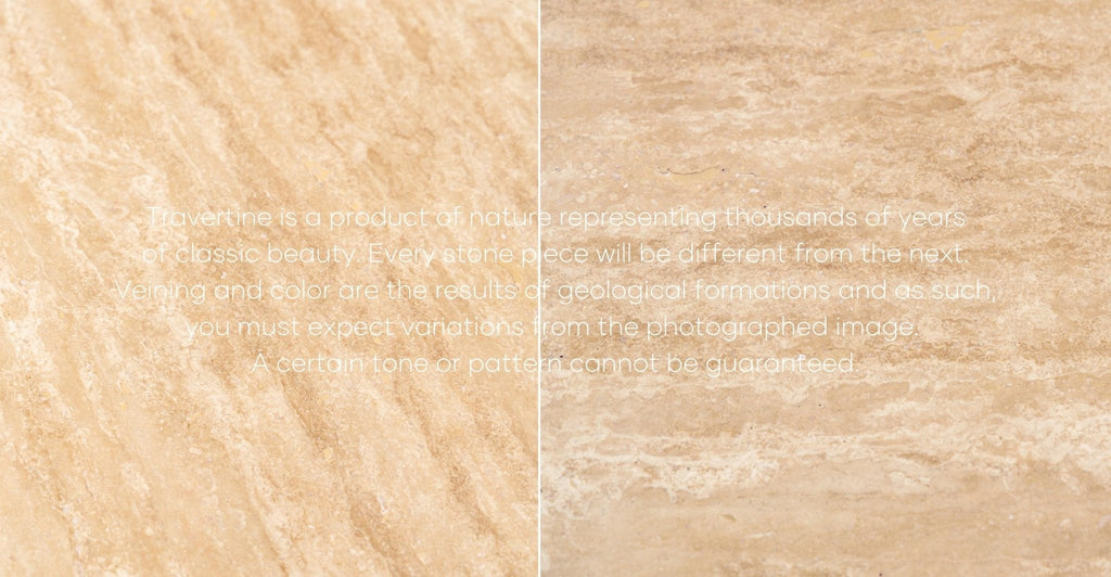 Rialto Console Table - Travertine