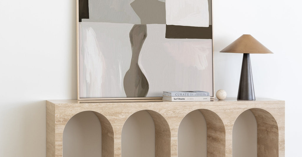 Rialto Console Table - Travertine