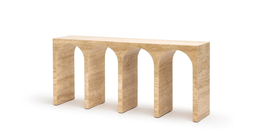 Rialto Console Table - Travertine