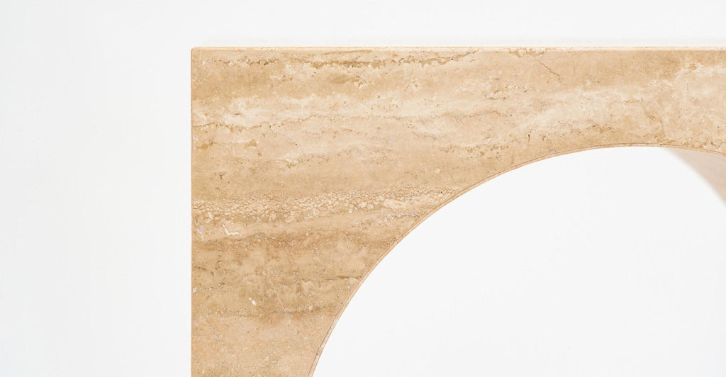 Rialto Console Table - Travertine