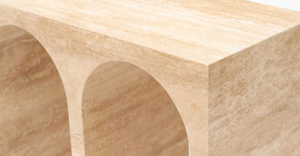 Rialto Console Table - Travertine