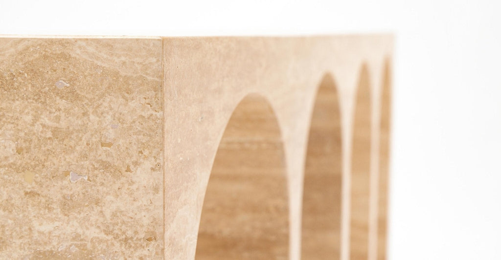 Rialto Console Table - Travertine