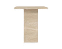TREO HAND CRAFTED ORGANIC TRAVERTINE SIDE TABLE
