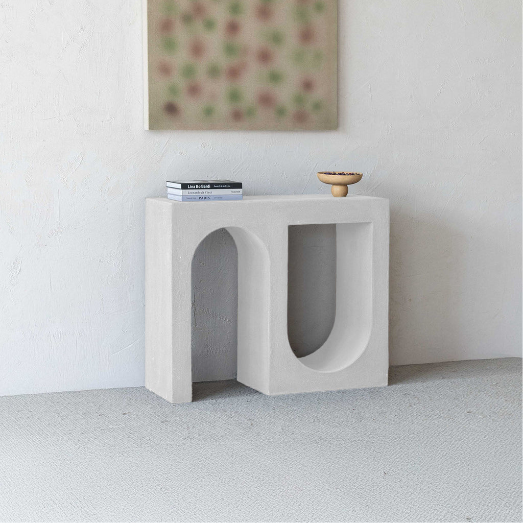 Alaska Vista Modern Arch Console Table